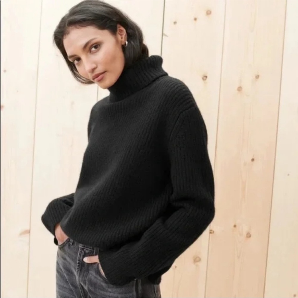 JENNI KAYNE black cashmere turtleneck